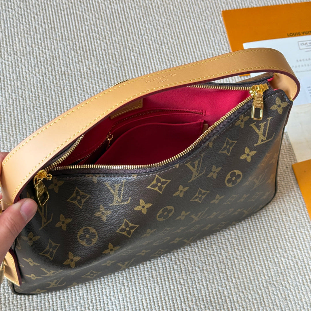 Classic 2-Size Printed Handbag