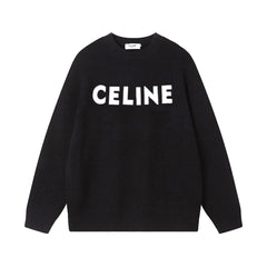 Patch cashmere sweatshirt