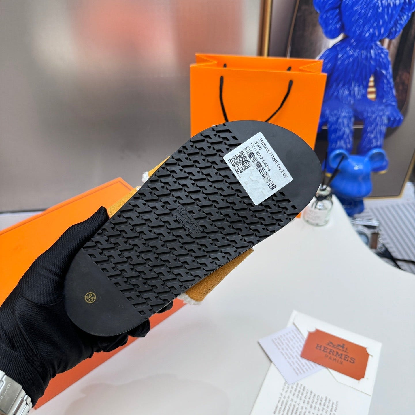 Stylish Velcro wool slippers