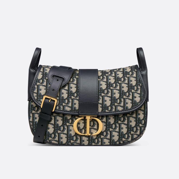 Embroidered floral satchel bag