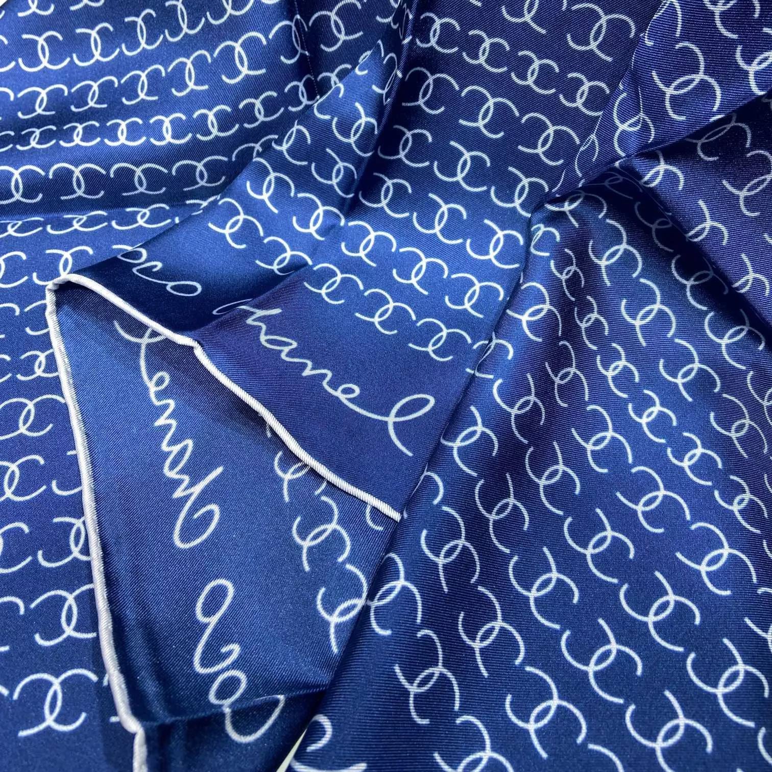 Hand-Painted  Square Silk Scarf