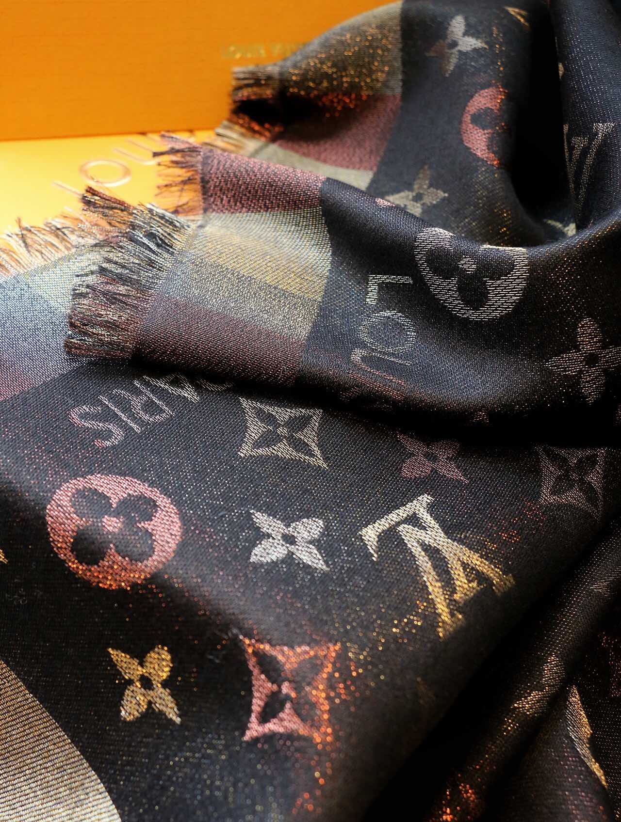 Silk cashmere scarf