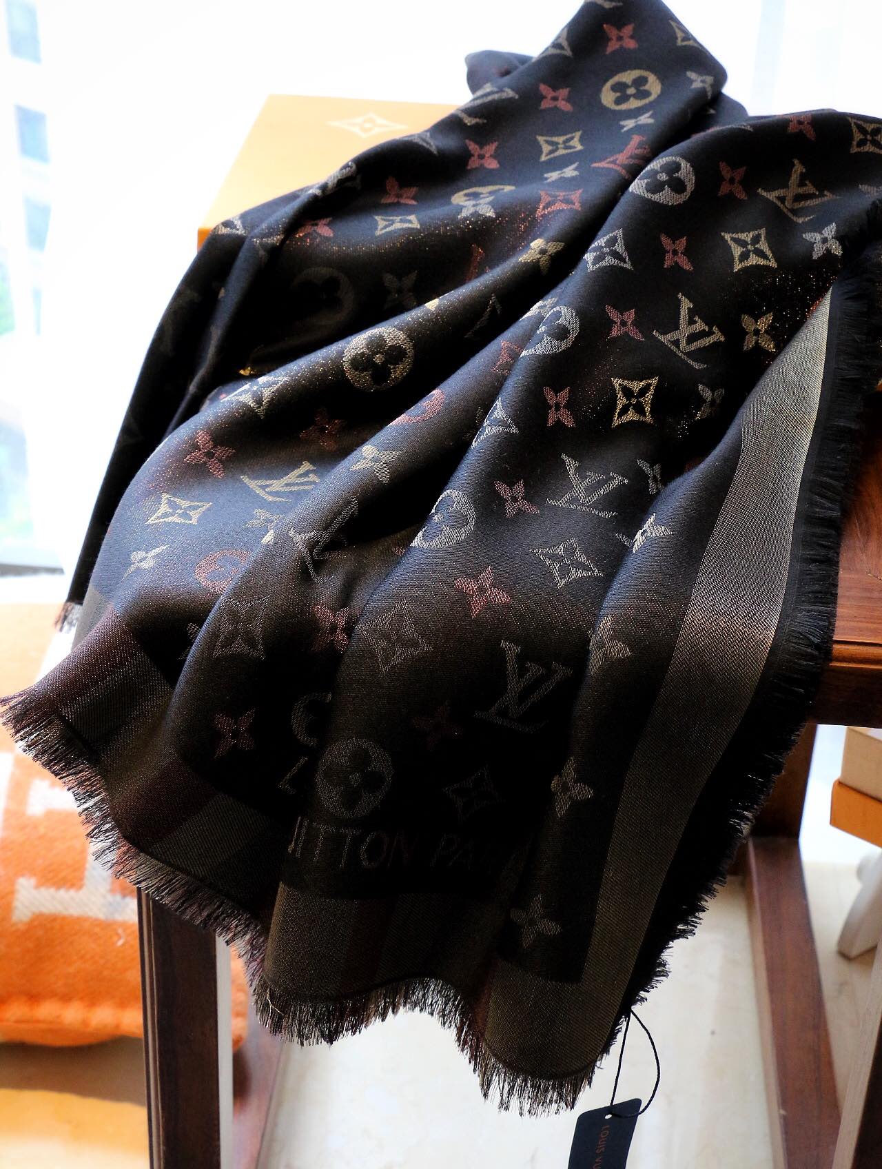 Silk cashmere scarf