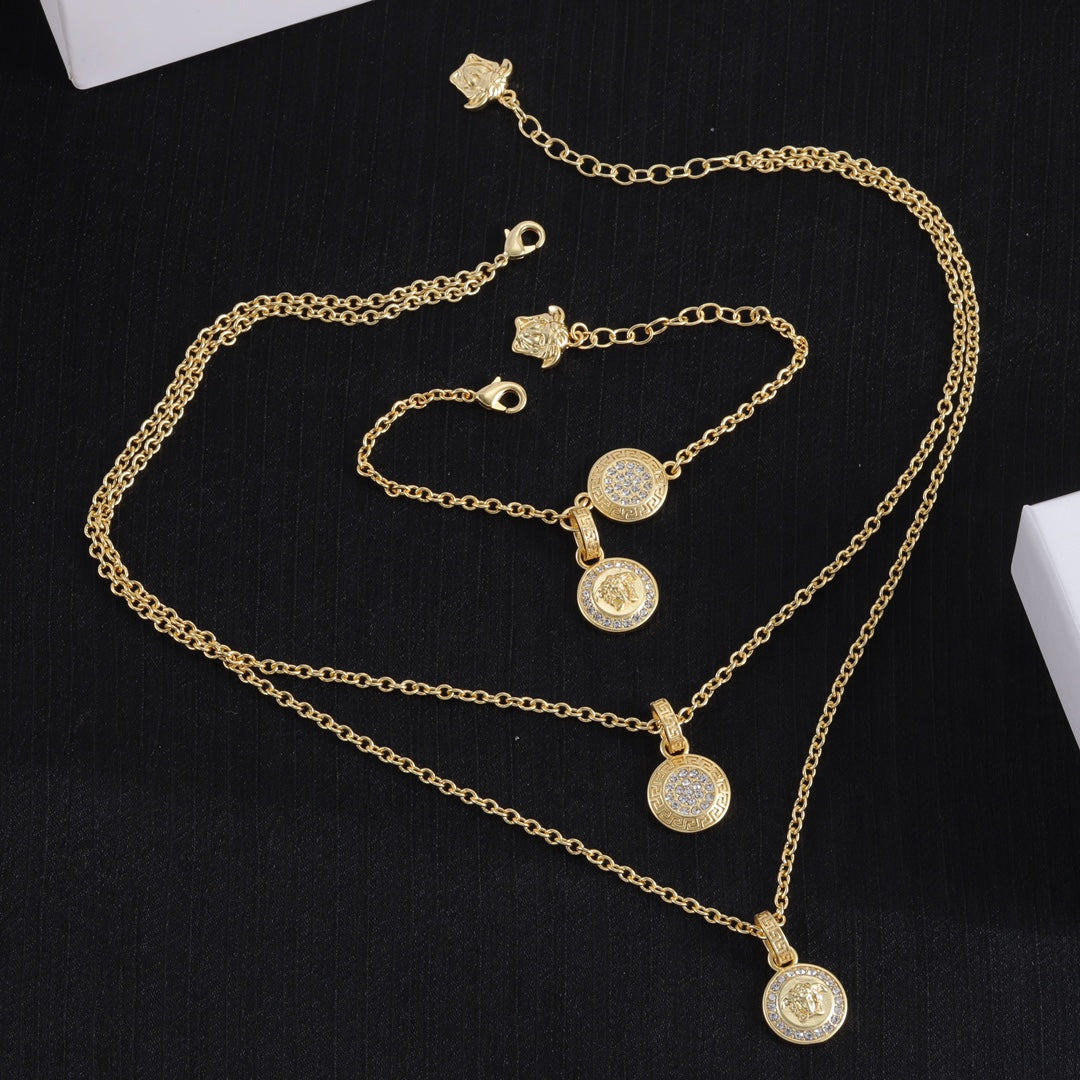 Vintage Baroque Bracelet and Necklace Set