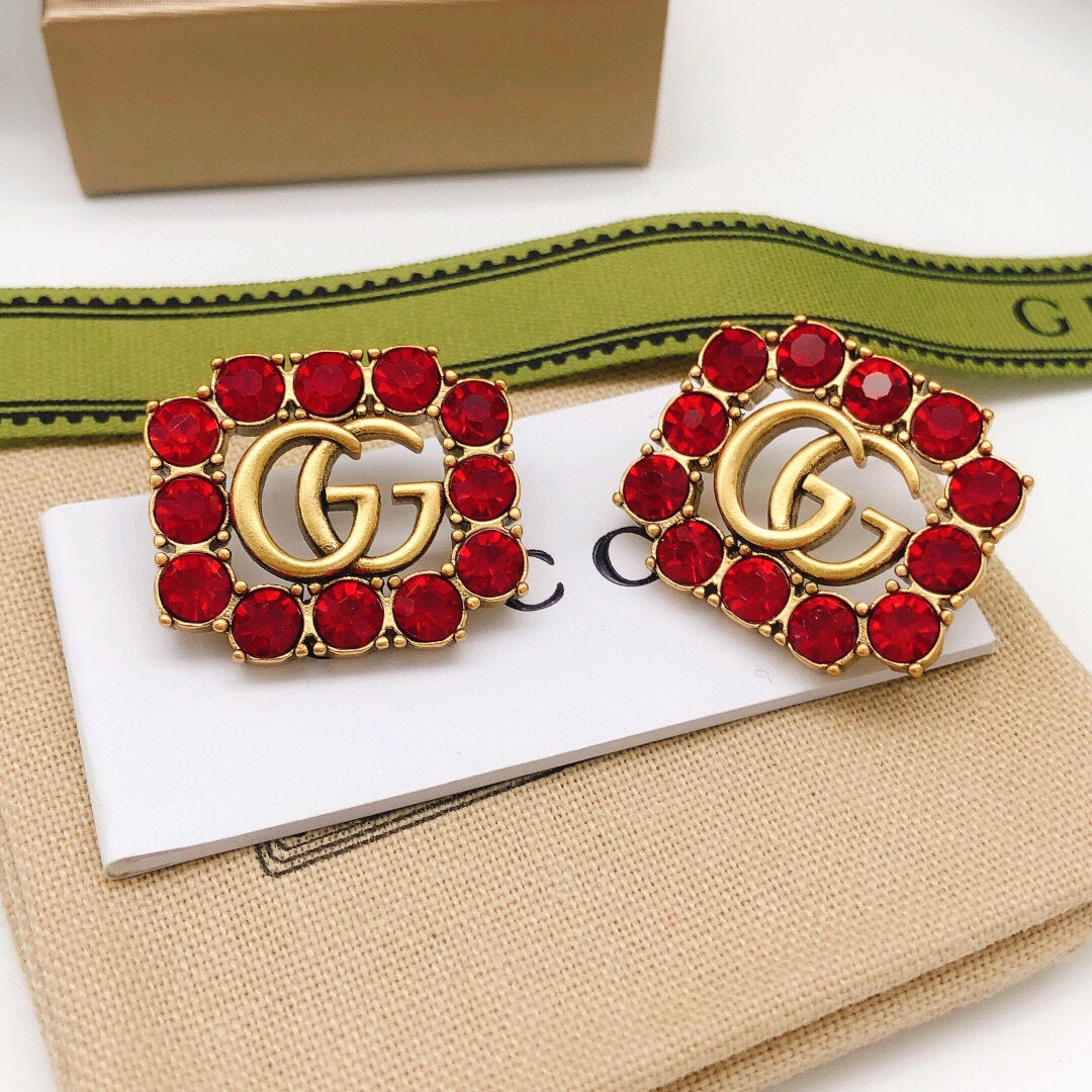 Classic Crystal Stud Earrings