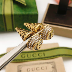 Diamond Ice Cream Earrings