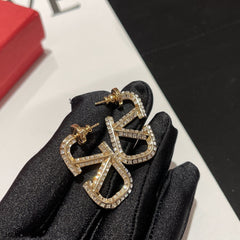 Earrings with Crystals