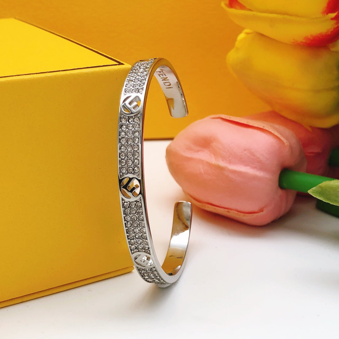 Diamond Open Bracelet