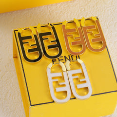 Fashionable Enamel Earrings