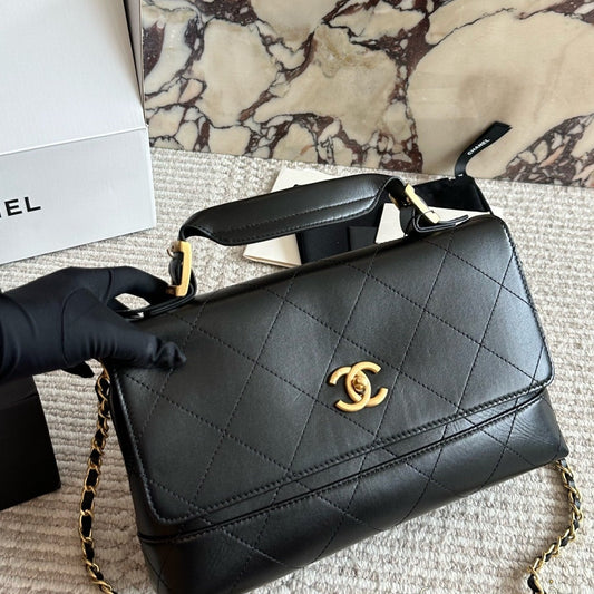 Cowhide leather crossbody bag