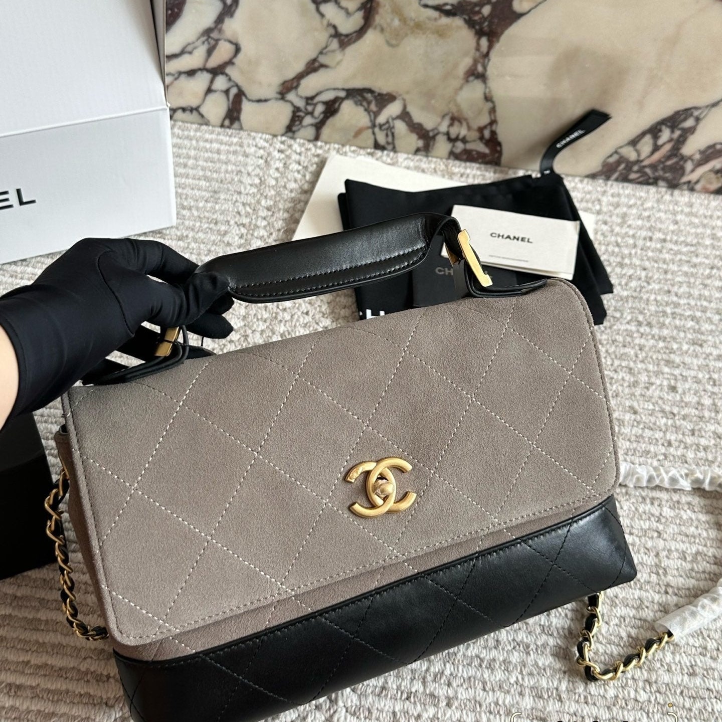 Cowhide leather crossbody bag