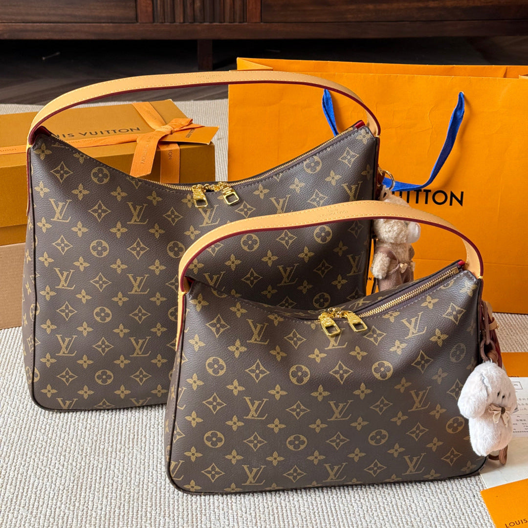 Classic 2-Size Printed Handbag