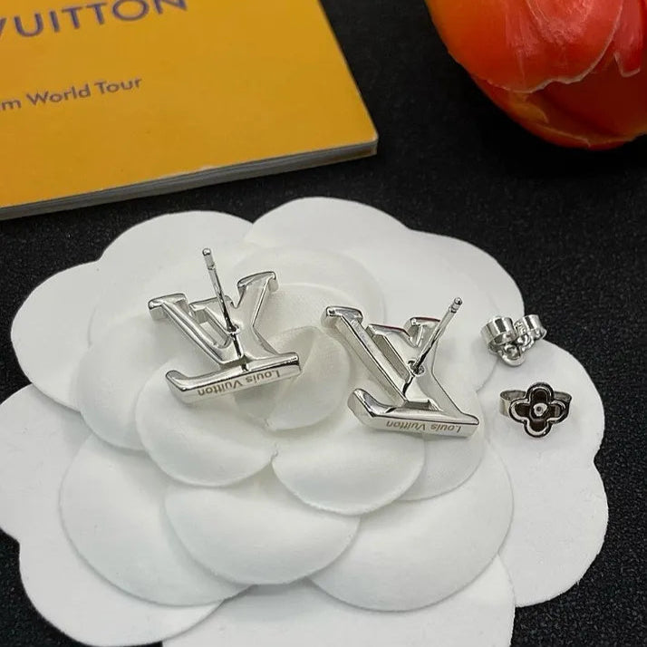 Full Diamond Stud Earrings