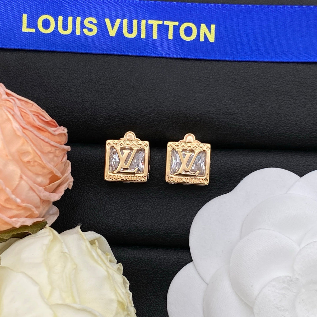 Square Diamond Earrings