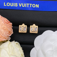 Square Diamond Earrings