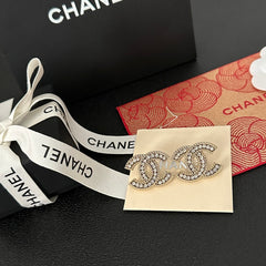 Stylish Diamond Letter Earrings