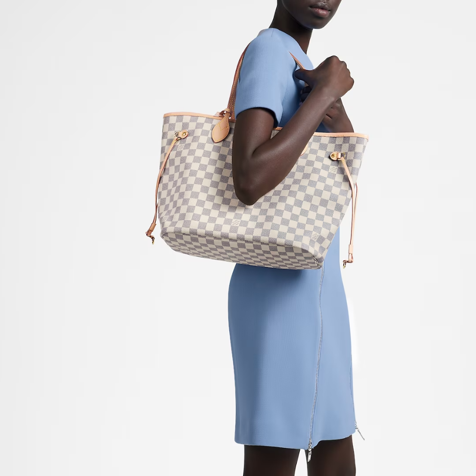 White Checkerboard Medium Bag