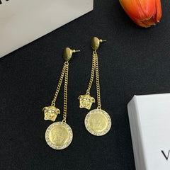 Avatar Chain Tassel Earrings