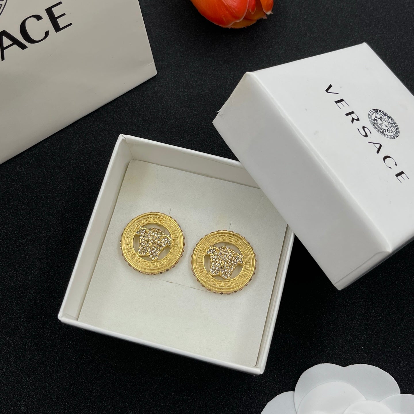 Full Diamond Avatar Earrings