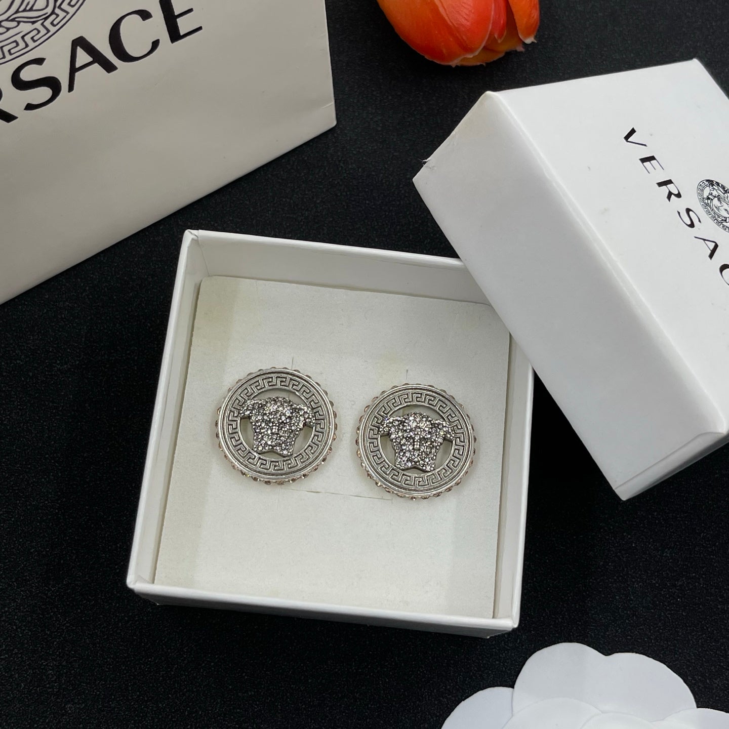 Full Diamond Avatar Earrings