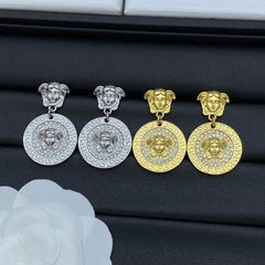 Diamond Avatar Pendant Earrings