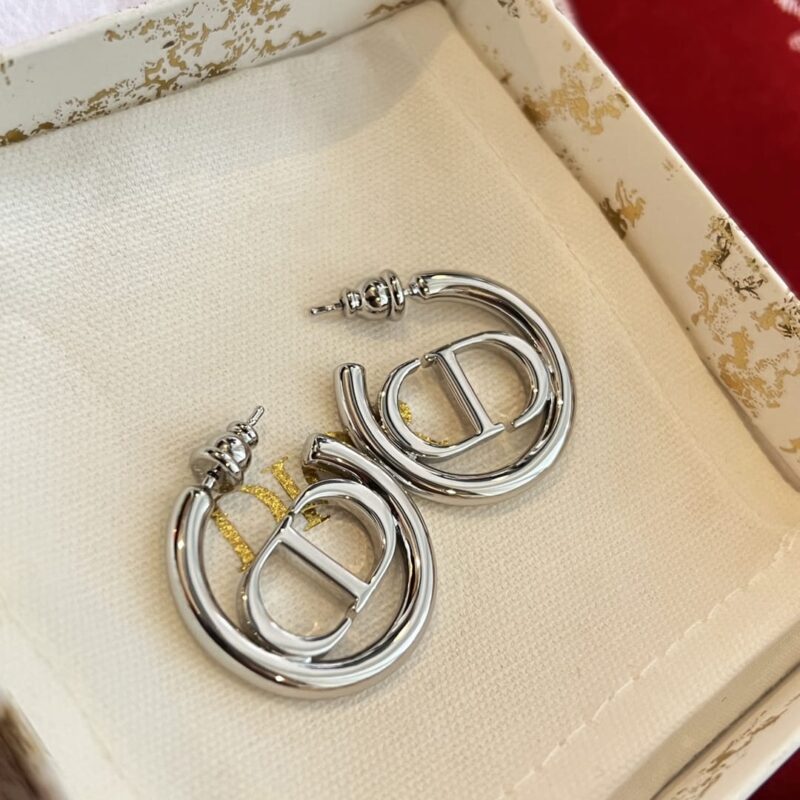 Letter Hoop Earrings