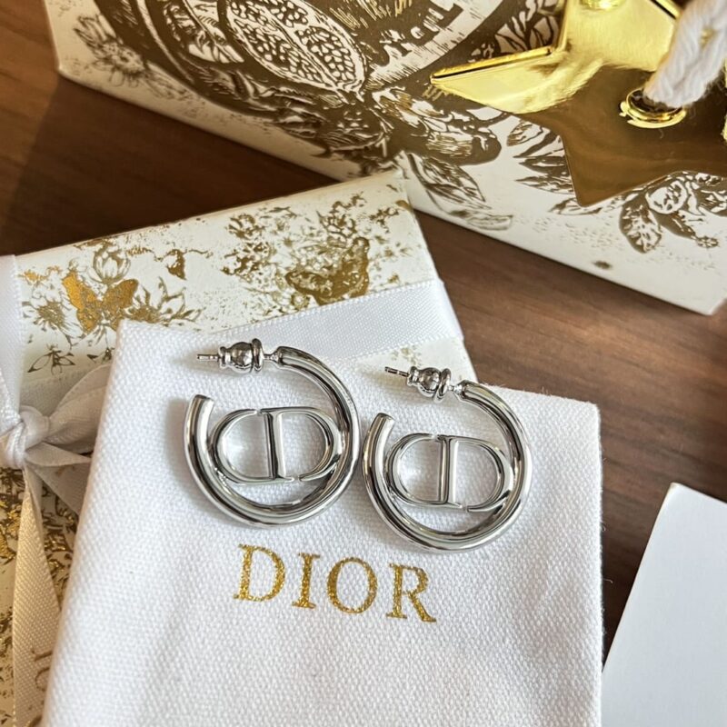 Letter Hoop Earrings