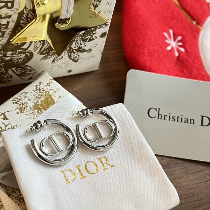 Letter Hoop Earrings