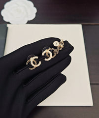 Hollow Asymmetrical Earrings + Ear Clips
