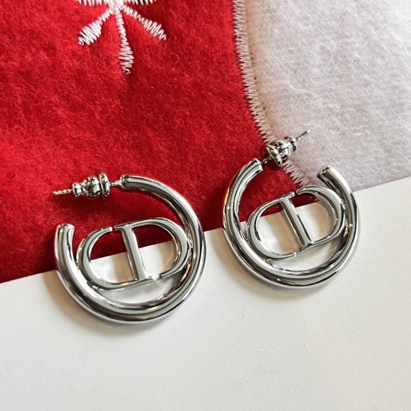 Letter Hoop Earrings