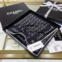 Hand-Painted  Square Silk Scarf