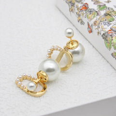Stylish Pearl Two-Wear Earrings