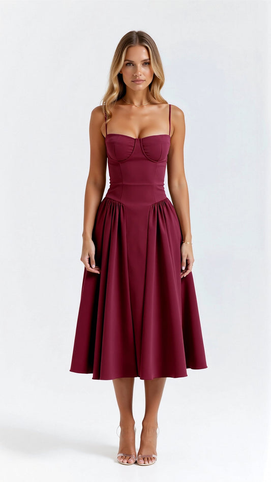 Corset Midi Dress