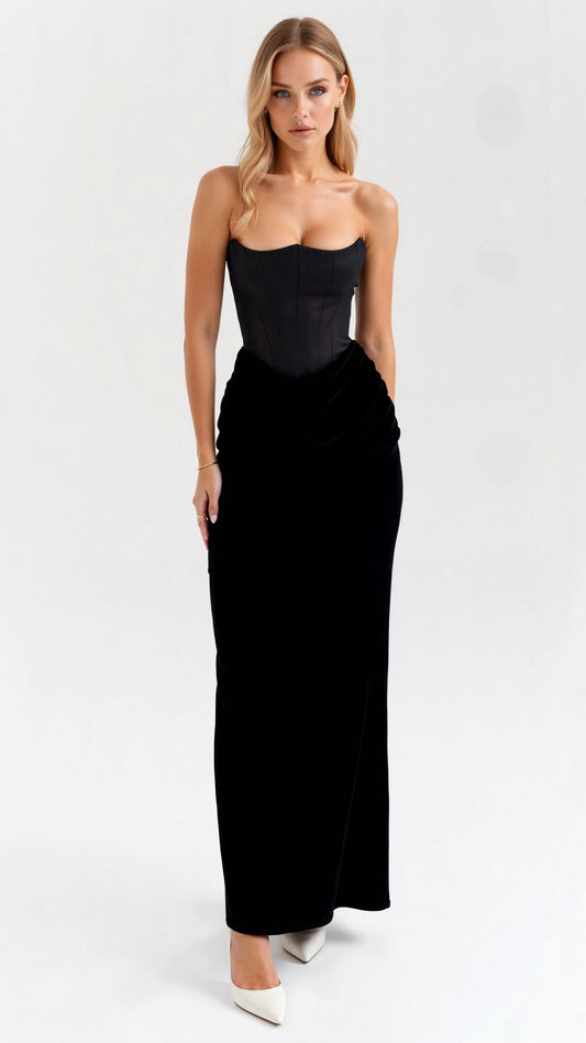 Strapless Maxi Dress