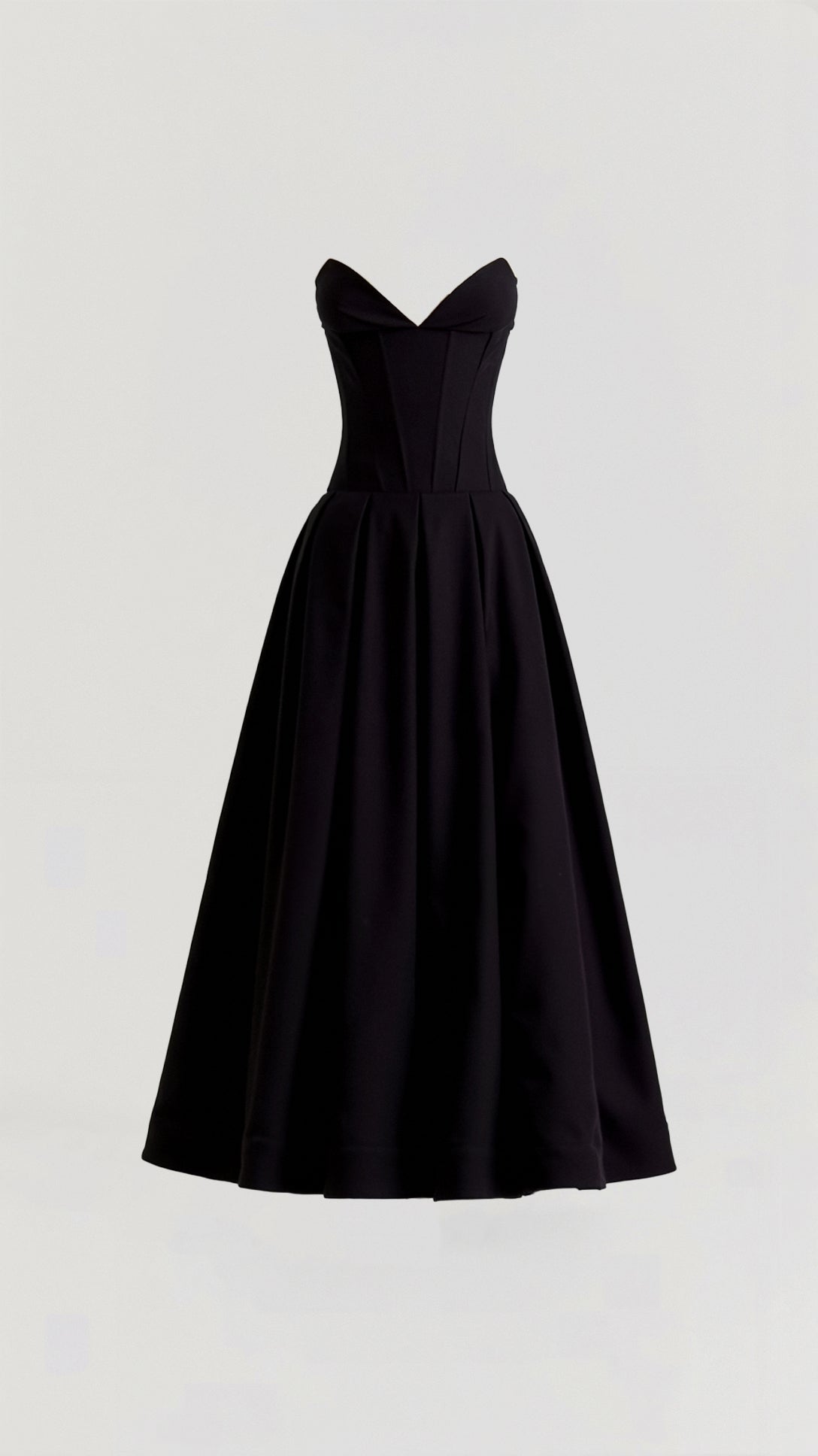 Strapless Midi Dress