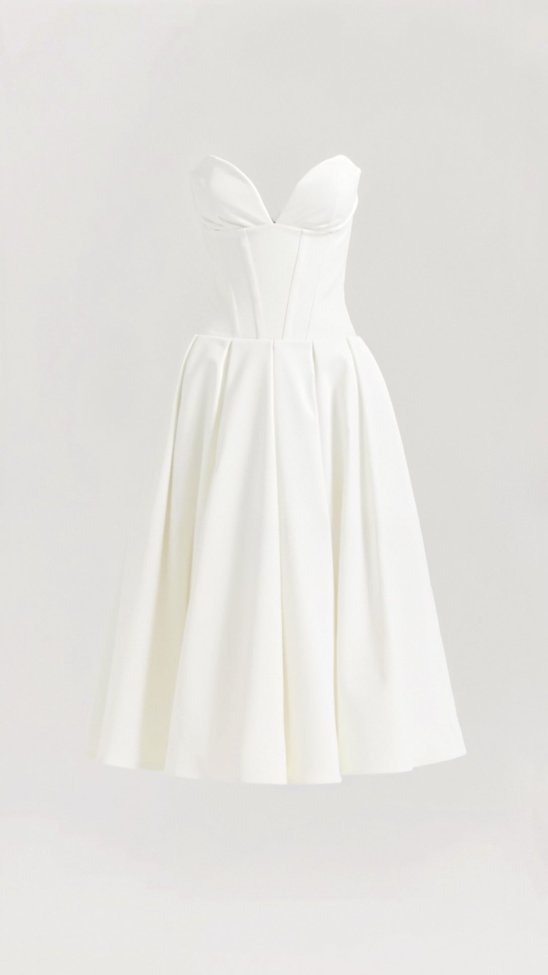 Strapless Midi Dress