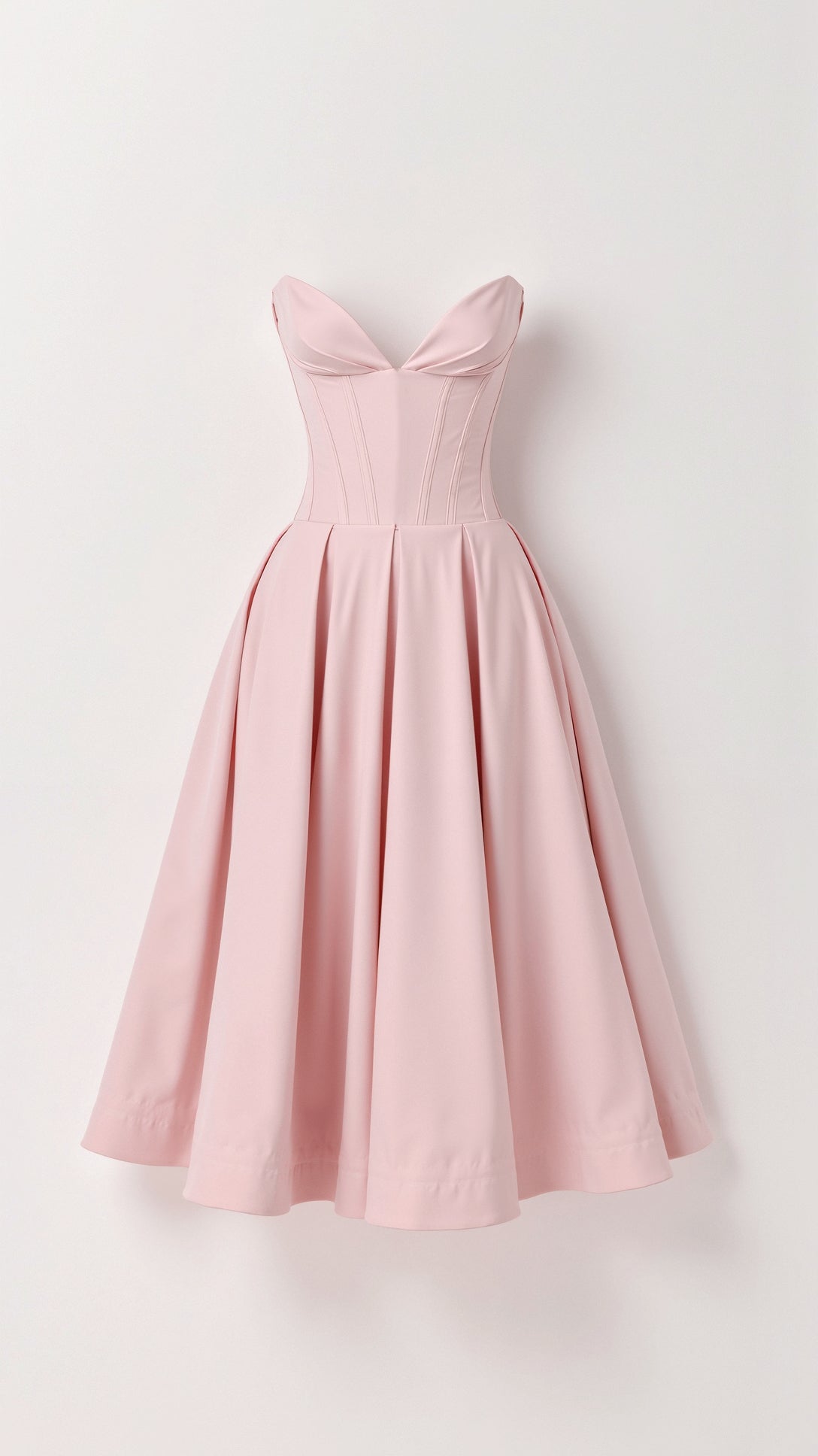 Strapless Midi Dress