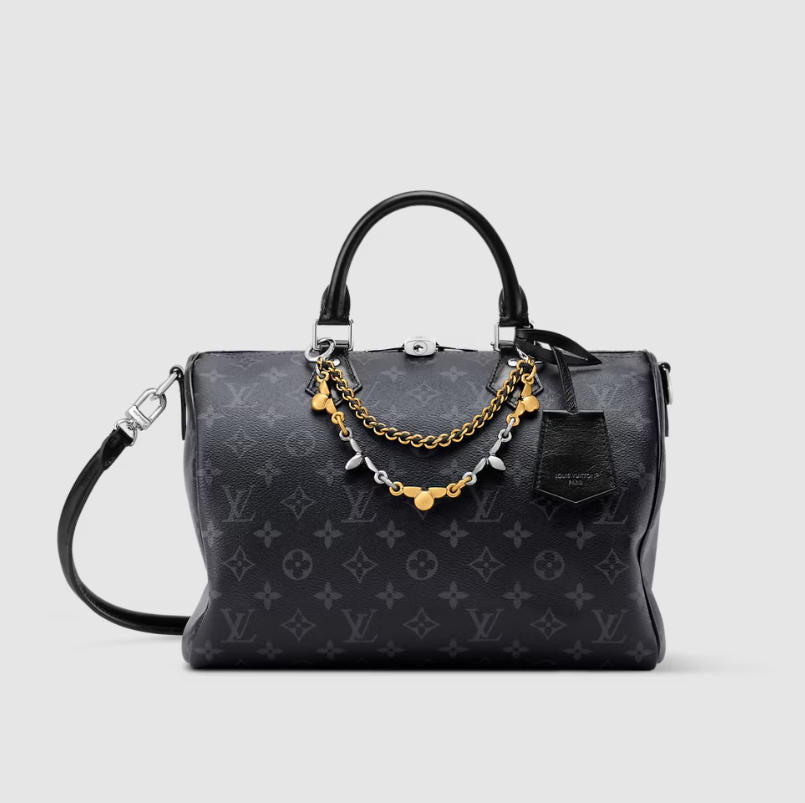 Fashion Black Leather Handbag