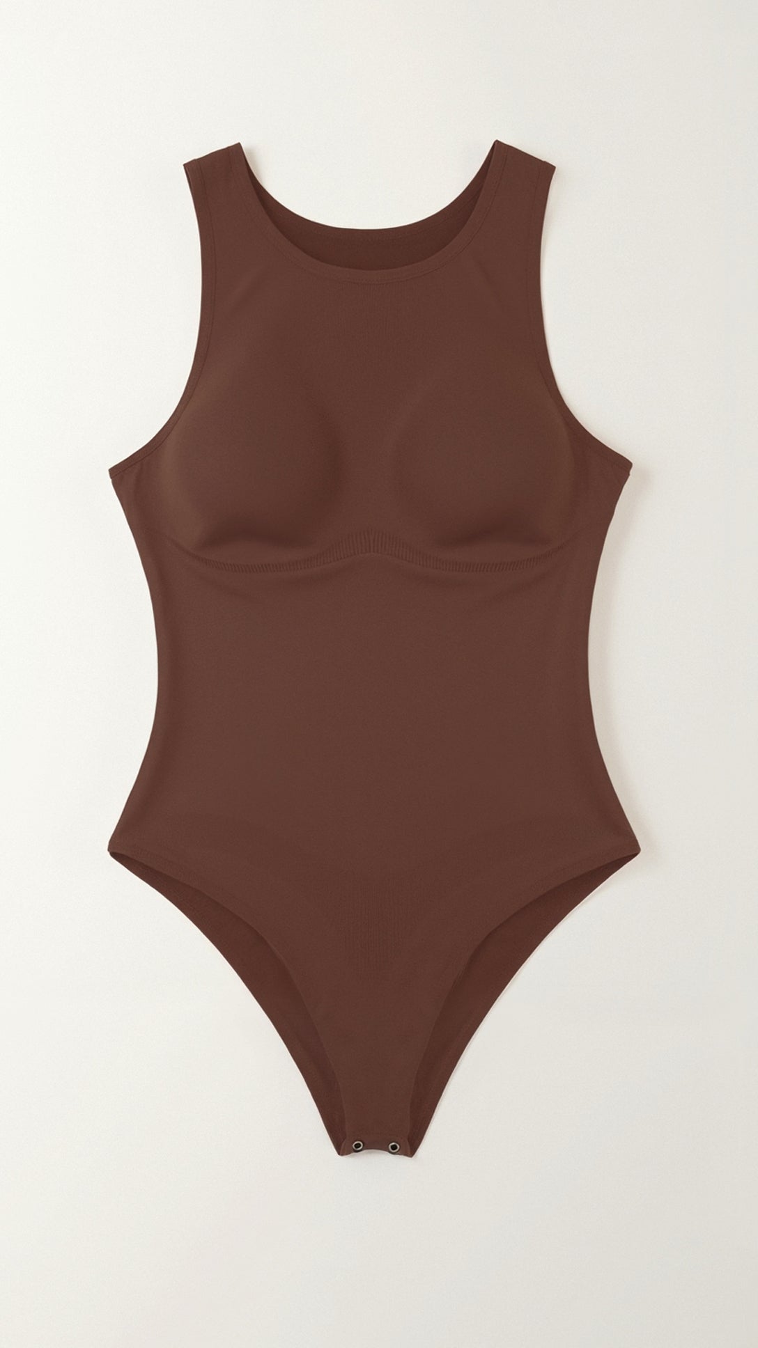 Round Neck Thong Bodysuit