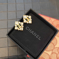 Rhombus Diamond Earrings