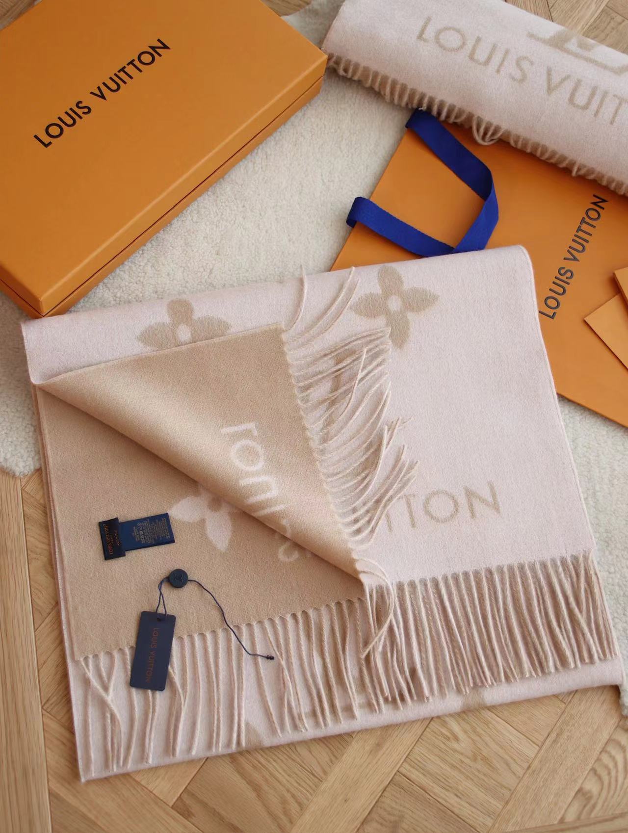 Classic Embossed Cashmere Scarf