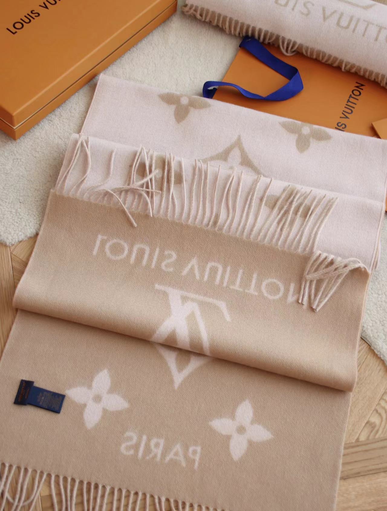 Classic Embossed Cashmere Scarf