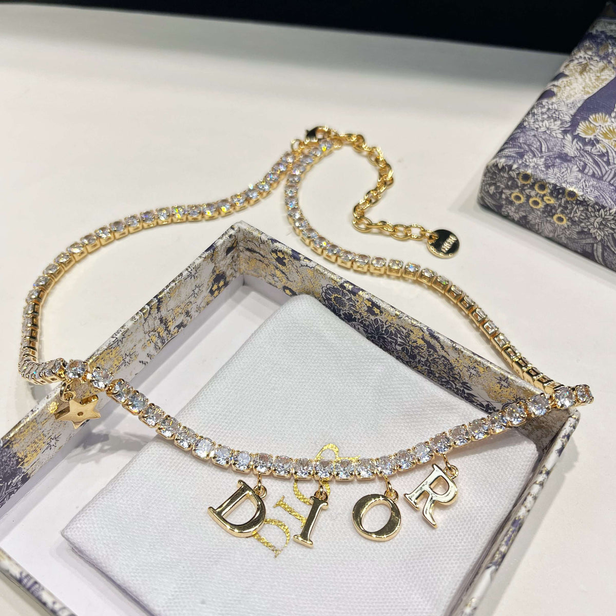 2 color Diamond necklace