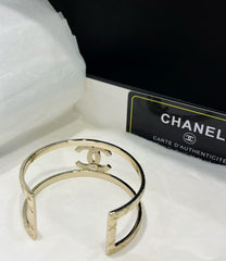 Crystal diamond wide open bracelet