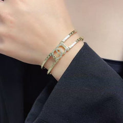 Diamond Double Wrap Bracelet