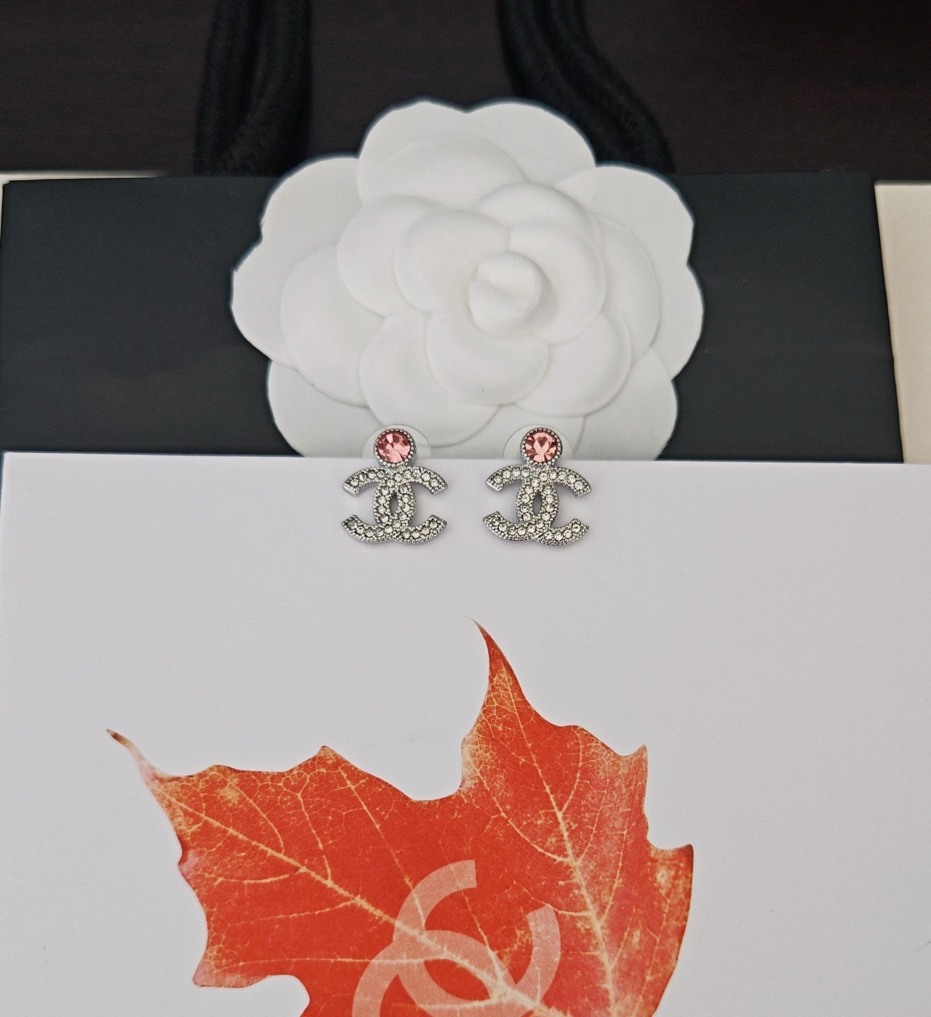 Ruby Diamond Pendant Earrings