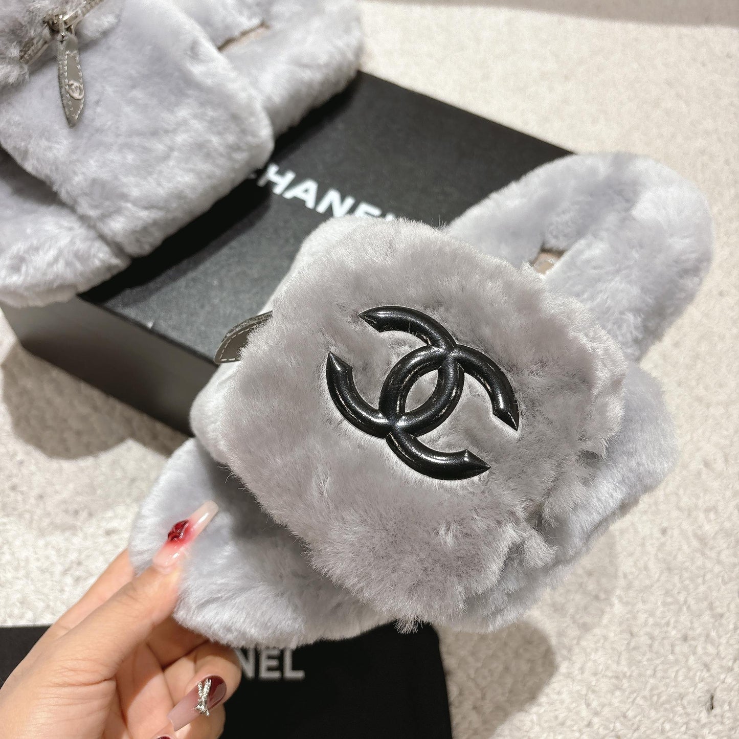 Pocket wool slippers