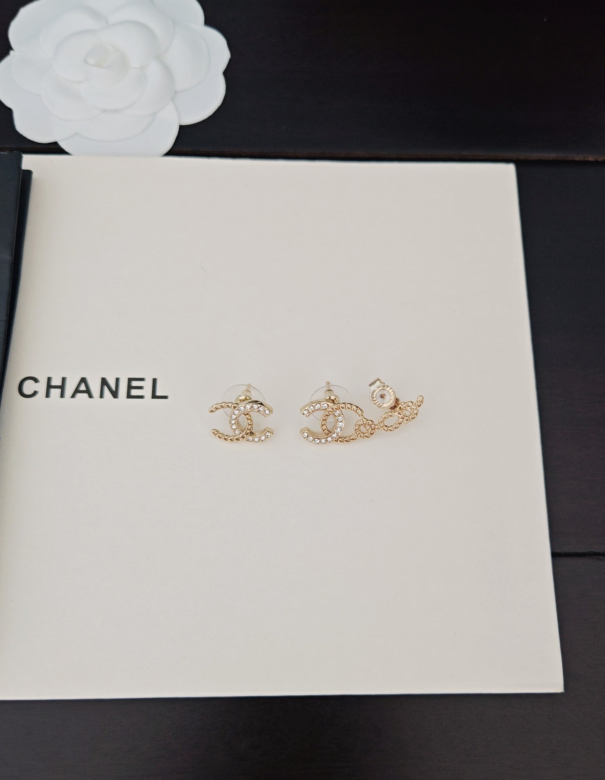 Hollow Asymmetrical Earrings + Ear Clips