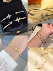Classic Floral Cuff Bracelet