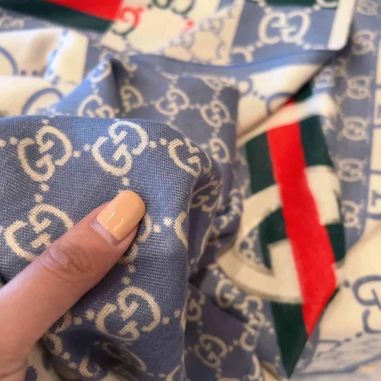 Color Block Jacquard Cashmere Scarf